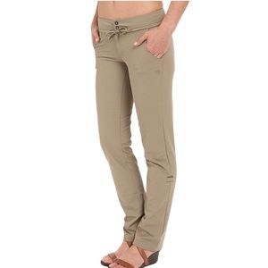 NEW Mountain Hardwear Yuma Convertible Roll Up Khaki Tan Beige Pants Sz 14